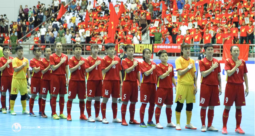 Tuyển futsal nữ Việt Nam xếp hạng 13 thế giới, thứ 3 Đông Nam Á
