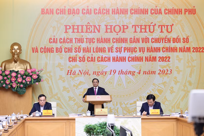 Thủ tướng Phạm Minh Chính, Trưởng ban Chỉ đạo cải cách hành chính của Chính phủ, chủ trì Phiên họp thứ 4 của Ban Chỉ đạo Thủ tướng Phạm Minh Chính, Trưởng ban Chỉ đạo cải cách hành chính của Chính phủ, chủ trì Phiên họp thứ 4 của Ban Chỉ đạo