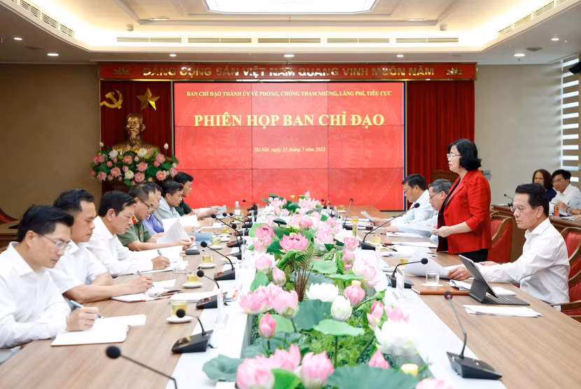 Quang cảnh cuộc họp (Ảnh: Viết Thành)