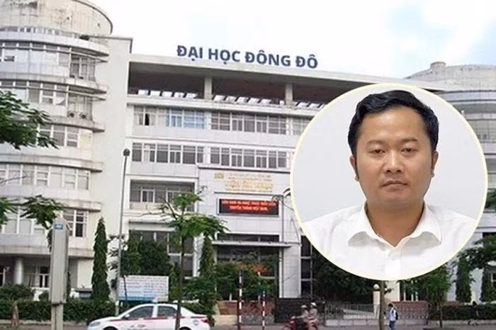 Trường Đại học Đông Đô Hà Nội và Dương Văn Hòa - cựu Hiệu trưởng.