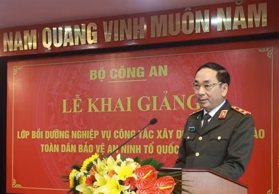 Trung tướng Trần Quốc Tỏ, Thứ trưởng Bộ Công an phát biểu tại Lễ khai giảng Trung tướng Trần Quốc Tỏ, Thứ trưởng Bộ Công an phát biểu tại Lễ khai giảng