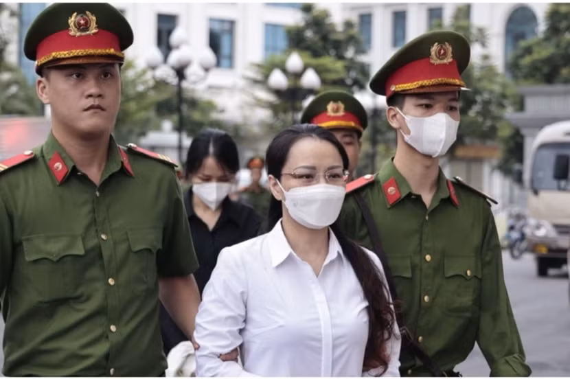 Bị cáo Hương Trần Kiều Dung - cấp phó thân tín của Trịnh Văn Quyết tại FLC.
