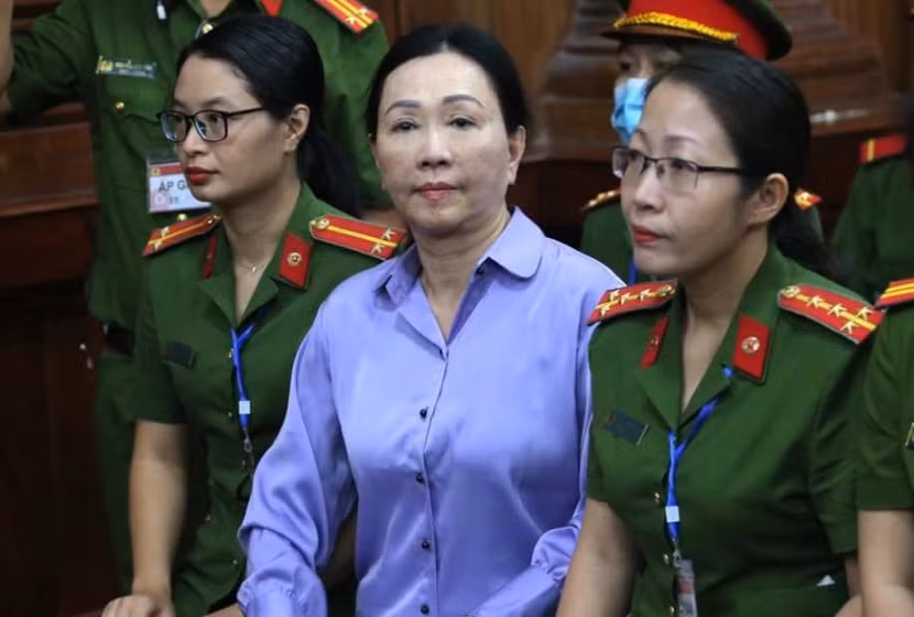 Bị cáo Trương Mỹ Lan (Chủ tịch Vạn Thịnh Phát) trong ngày thứ 3 xét xử vụ án.