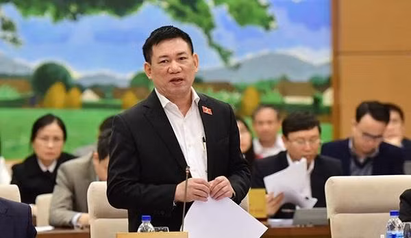 Tổng Kiểm toán Nhà nước Hồ Đức Phớc báo cáo tại phiên họp Tổng Kiểm toán Nhà nước Hồ Đức Phớc báo cáo tại phiên họp