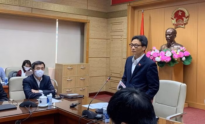 Phó Thủ tướng Vũ Đức Đam phát biểu mở đầu cuộc họp