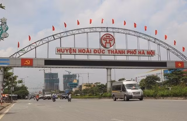 Hoài Đức là 1 trong 5 huyện của Hà Nội sẽ phát triển lên quận đến 2025