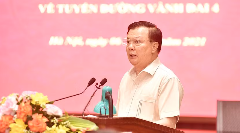 Bí thư Thành ủy Hà Nội Đinh Tiến Dũng kết luận hội nghị