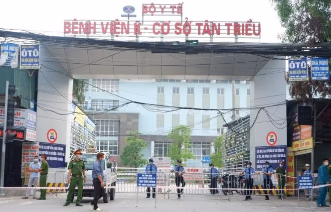 Thêm 5 ca Covid-19 mới liên quan đến Bệnh viện K Thêm 5 ca Covid-19 mới liên quan đến Bệnh viện K