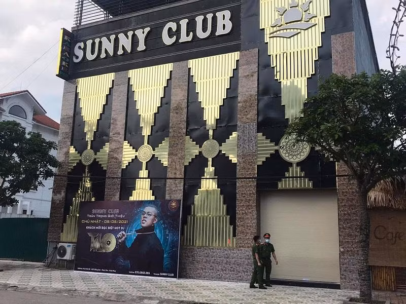 Quán bar Sunny ở Phúc Yên (Vĩnh Phúc) được phong tỏa