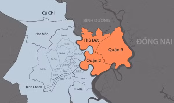 TP Thủ Đức được thành lập trên cơ sở nhập quận 2, quận 9 và quận Thủ Đức - TP HCM