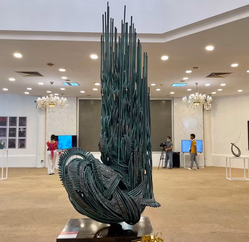 Tác phẩm "Lũ thượng nguồn 2" - Trần Đình Thắng đoạt giải Nhất Tác phẩm "Lũ thượng nguồn 2" - Trần Đình Thắng đoạt giải Nhất