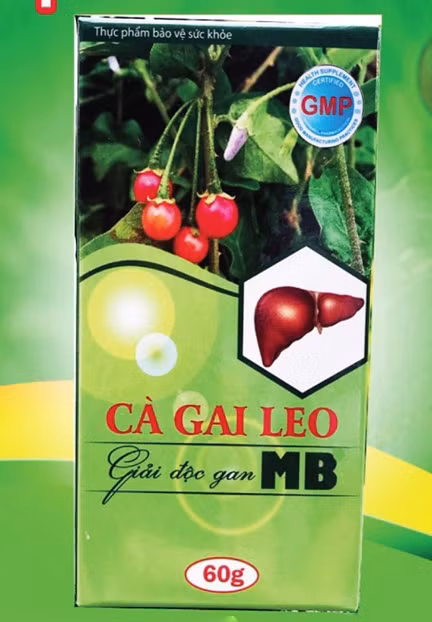 TPBVSK Cà gai leo MB quảng cáo vi phạm (Ảnh: Cục ATTP) TPBVSK Cà gai leo MB quảng cáo vi phạm (Ảnh: Cục ATTP)
