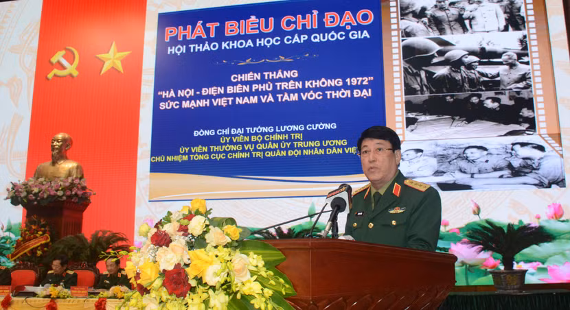 Đại tướng Lương Cường phát biểu chỉ đạo tại hội thảo Đại tướng Lương Cường phát biểu chỉ đạo tại hội thảo
