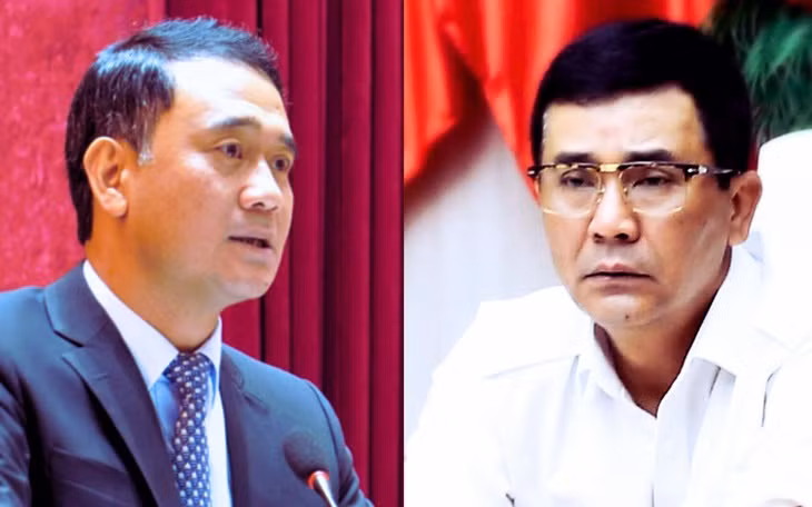 Cựu Bí thư Thành ủy TP Hòa Bình (cũ) Ngô Ngọc Đức (bên trái) và cựu Phó Chủ tịch tỉnh Phú Thọ (cũ) Hồ Đại Dũng. Cựu Bí thư Thành ủy TP Hòa Bình (cũ) Ngô Ngọc Đức (bên trái) và cựu Phó Chủ tịch tỉnh Phú Thọ (cũ) Hồ Đại Dũng.