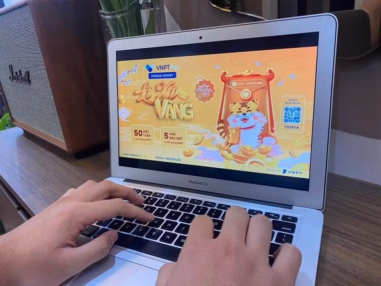 Khách hàng sử dụng dịch vụ Mobile Money của VNPT được hưởng ưu đãi từ chương trình ưu đãi “phủ sắc vàng”