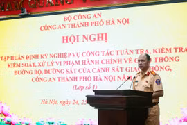 Tập huấn nghiệp vụ tuần tra, kiểm soát và xử lý vi phạm hành chính về giao thông đường bộ, đường sắt