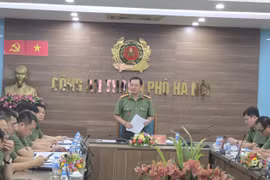 Lần đầu tiên Thanh tra Công an thành phố Hà Nội công bố trực tuyến cuộc kiểm tra công tác quản lý cán bộ