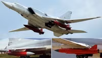 [ẢNH] Một chiếc Tu-22M3M với 3 tên lửa Kh-32 đủ xuyên thủng nhóm tác chiến tàu sân bay Mỹ?