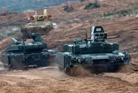 [ẢNH] T-90M Proryv-3 và T-14 Armata lần đầu 