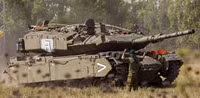 Xe tăng tên lửa Pereh 'độc nhất vô nhị' của Israel tấn công dữ dội Hamas