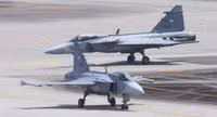Hơn 40 tiêm kích Su-27 bị 12 chiếc Gripen 'tiêu diệt' trong trận chiến ngoài tầm nhìn