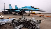Hàng chục oanh tạc cơ Su-34 Nga xuất hiện tại sân bay vùng Voronezh