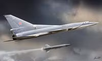 [ẢNH] Một chiếc Tu-22M3M với 3 tên lửa Kh-32 đủ xuyên thủng nhóm tác chiến tàu sân bay Mỹ?