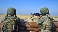 Trực thăng Ka-52 Nga xuất kích khiến lính Thổ Nhĩ Kỳ không thể tràn sang Syria
