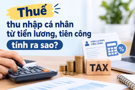 Tính thuế thu nhập cá nhân từ tiền lương, tiền công ra sao?
