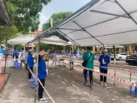 Lực lượng Công an đảm bảo ANTT, kiểm soát chặt dịch Covid-19 tại điểm thi
