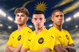Malaysia ra mắt 3 cầu thủ nhập tịch mới tại FIFA ASEAN Cup 2026