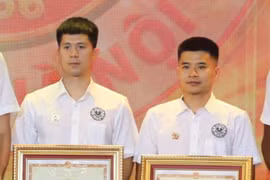 Tiền vệ Lê Phạm Thành Long: "Chúng tôi sẽ tiếp tục cố gắng mang về thêm vinh quang cho CLB Công an Hà Nội"