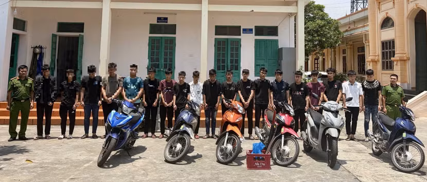 Nhóm các bị can, các đối tượng trong vụ án.