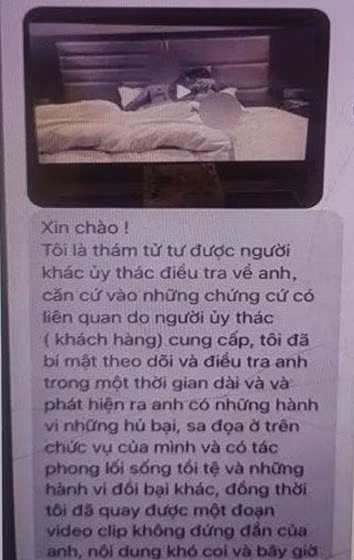 Các đối tượng sử dụng SIM rác nhắn tin uy hiếp, đe dọa và yêu cầu bị hại chuyển tiền.