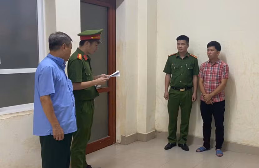Cơ quan Cảnh sát điều tra thi hành các quyết định đối với Trần Anh Dũng.