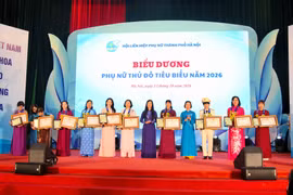 Diễn viên Bảo Thanh nhận danh hiệu Phụ nữ Thủ đô tiêu biểu 2026