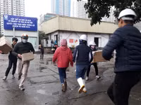 Hàng trăm công nhân tham gia diễn tập cứu nạn, cứu hộ đám cháy tại kho xưởng