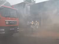 Cư dân phường Phúc Xá khẩn trương với các tình huống cháy giả định