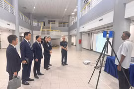 Đoàn đại biểu Công an thành phố Hà Nội thăm, làm việc tại Singapore