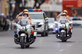 Công an Hà Nội góp sức bảo vệ tuyệt đối an toàn Đại hội Thi đua yêu nước toàn quốc
