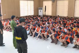 Triệt phá “trường gà quốc tế Viêng Xay”, khởi tố 196 đối tượng