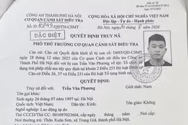 Công an Hà Nội truy nã Trần Văn Phương