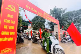 Triển khai lực lượng bảo vệ tuyệt đối an toàn ngày bầu cử