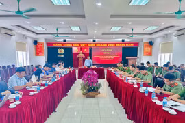 Nội dung làm việc tập trung vào việc khảo sát chấp hành pháp luật về thi hành án hình sự, thi hành tạm giữ, tạm giam và cấm đi khỏi nơi cư trú; chính sách hỗ trợ và điều kiện cơ sở vật chất...