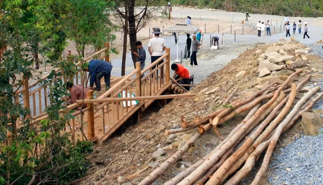 Gấp rút bảo vệ mộ Đại tướng Võ Nguyên Giáp trước siêu bão Hải Yến ảnh 6