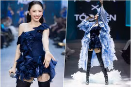 Tóc Tiên thăng hoa trên sàn diễn cùng thương hiệu Môi Điên mở màn AVIFW mùa thứ 21