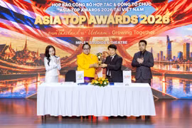Asia Top Awards 2026 công bố 35 giải thưởng về văn hóa, nghệ thuật, giải trí