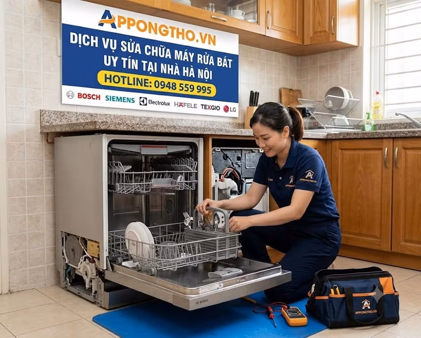 18 địa chỉ sửa máy rửa bát tại nhà Hà Nội uy tín, hỗ trợ 24/7 ảnh 7