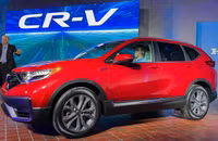 [ẢNH] Honda CR-V 2020 ra mắt, thêm bản hybrid, loại bỏ cần số