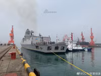 [ẢNH] Gepard 3.9 Việt Nam sánh vai cùng dàn chiến hạm hiện đại tại Trung Quốc